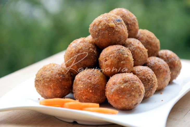 Raw mrkvové kuličky