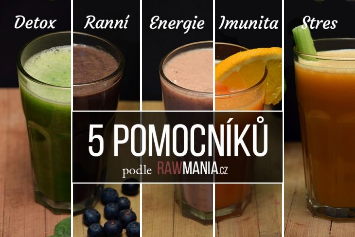 5 základních smoothies a šťáv