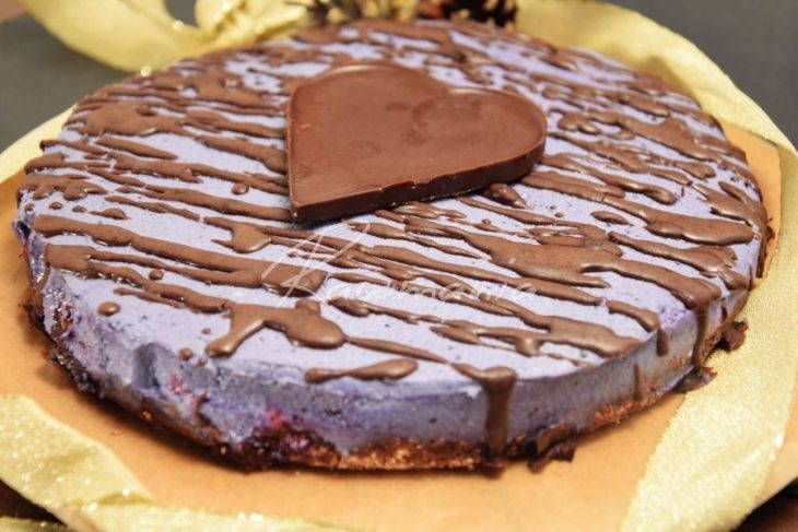 Borůvkový cheescake
