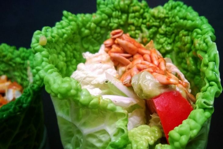 Kapustové tortilly se 