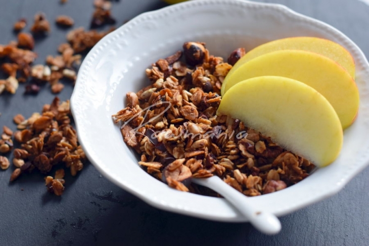 Pečená ořechová granola